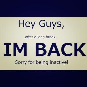 I AM BACK ON HERE!!!